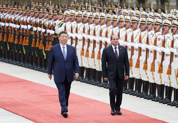 习近平同埃及总统塞西会谈1