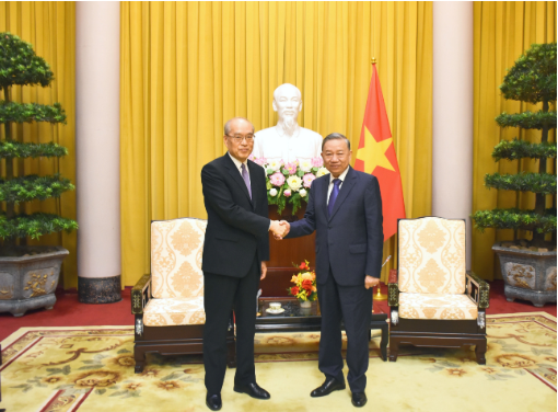 越共中央总书记、国家主席苏林会见张军