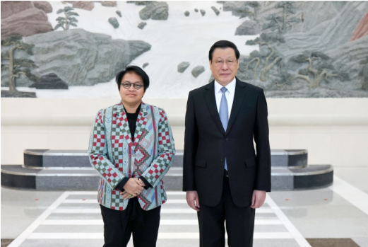 应勇会见马来西亚总理府法律与体制改革部部长阿莎丽娜1