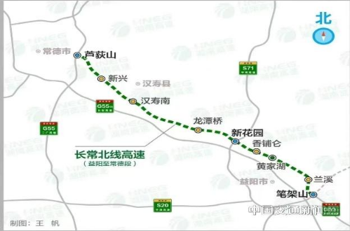 湖南益常高速扩容工程月底通车